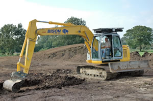 heavy excavator hire yanmar Devizes 